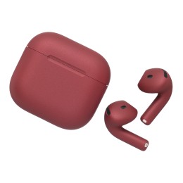 Беспроводные наушники Apple AirPods 4 (Бордовый) с активным шумоподавлением (ANC) и беспроводным зарядным футляром - изображение 2