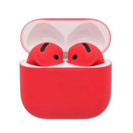 Беспроводные наушники Apple AirPods 4 (Красный) с активным шумоподавлением (ANC) и беспроводным зарядным футляром