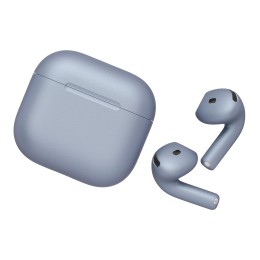 Беспроводные наушники Apple AirPods 4 (Темно-голубой) с активным шумоподавлением (ANC) и беспроводным зарядным футляром - изображение 2