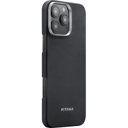 Чехол Pitaka Ultra-Slim Case для iPhone 16 Pro Max  (Черный/серый)