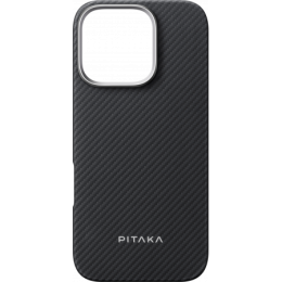 Чехол Pitaka Ultra-Slim Case для iPhone 16 Pro Max  (Черный/серый) - изображение 1
