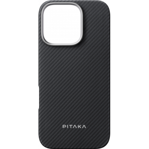 Чехол Pitaka Ultra-Slim Case для iPhone 16 Pro Max  (Черный/серый) - изображение 1