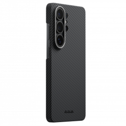 Чехол Pitaka Ultra Slim для Samsung Galaxy S26 Ultra, цвет: черный/серый (Black-gray) - изображение 1