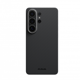 Чехол Pitaka Ultra Slim для Samsung Galaxy S26 Ultra, цвет: черный/серый (Black-gray)