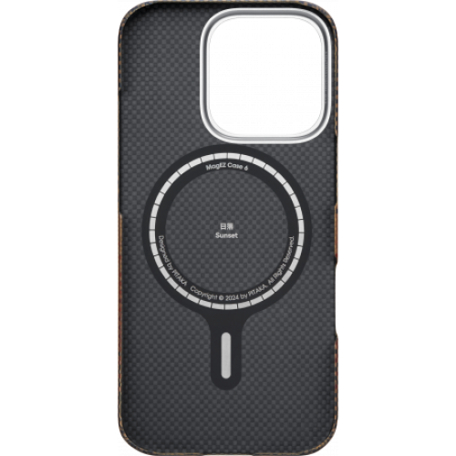 Чехол Pitaka Tactile Woven для iPhone 16 Pro, цвет: закат (Sunset) - изображение 1