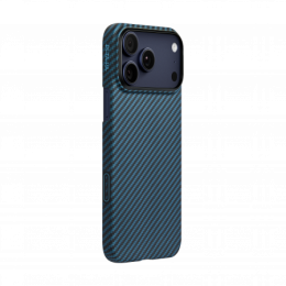 Чехол Pitaka Ultra-Slim Case для iPhone 17 Pro Max,  принт: черный/синий (Black Blue) - изображение 2