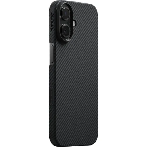 Чехол Pitaka Ultra-Slim Case для iPhone 17, цвет: черный/серый (Black-gray) - изображение 1