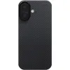 Чехол Pitaka Ultra-Slim Case для iPhone 17, цвет: черный/серый (Black-gray)