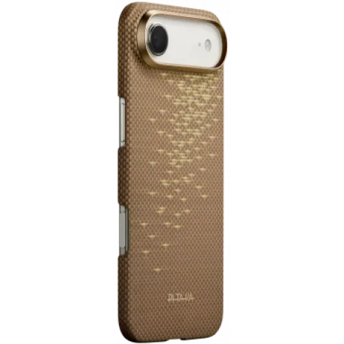 Чехол Pitaka Ultra-Slim Case для iPhone Air, принт: золотой/звезды (Golden Glint) - изображение 1