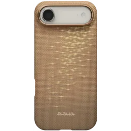 Чехол Pitaka Ultra-Slim Case для iPhone Air, принт: золотой/звезды (Golden Glint)