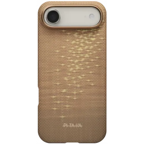 Чехол Pitaka Ultra-Slim Case для iPhone Air, принт: золотой/звезды (Golden Glint)