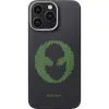 Чехол Pitaka Aries Tactile Woven Case для iPhone 16 Pro Max, принт: пришелец (Alien)