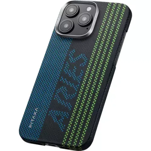 Чехол Pitaka Aries Tactile Woven Case для iPhone 16 Pro Max, принт: кредитная карта (Credit card) - изображение 1