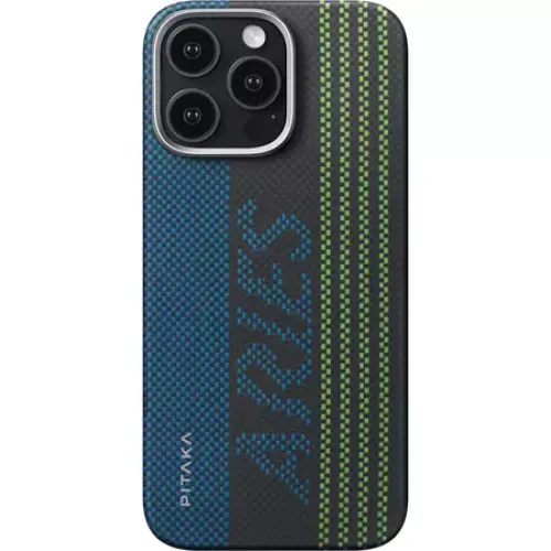 Чехол Pitaka Aries Tactile Woven Case для iPhone 16 Pro Max, принт: кредитная карта (Credit card)