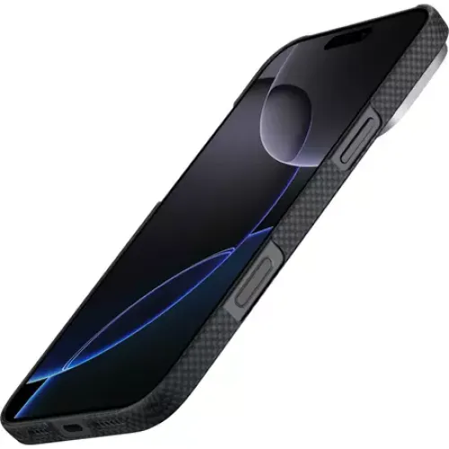 Чехол Pitaka Aries Tactile Woven Case для iPhone 16 Pro Max, принт: пришелец (Alien) - изображение 2