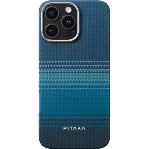 Чехол Pitaka Tactile Woven для iPhone 16 Pro, цвет: восход Луны (Moonrise)