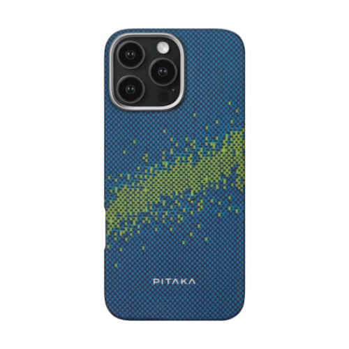 Чехол Pitaka StarPeak Luminous Case для iPhone 16 Pro, принт: млечный путь (Milky Way Galaxy)