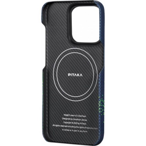Чехол Pitaka StarPeak Luminous Case для iPhone 16 Pro, принт: млечный путь (Milky Way Galaxy) - изображение 2