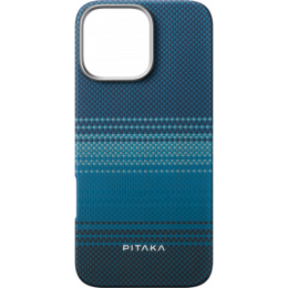 Чехол Pitaka Tactile Woven для iPhone 16 Pro, цвет: восход Луны (Moonrise) - изображение 1