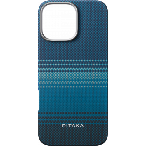 Чехол Pitaka Tactile Woven для iPhone 16 Pro, цвет: восход Луны (Moonrise) - изображение 1