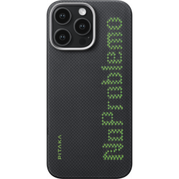Чехол Pitaka Aries Tactile Woven Case для iPhone 16 Pro, принт: нет проблем (NoProblemo)