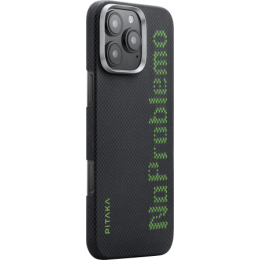 Чехол Pitaka Aries Tactile Woven Case для iPhone 16 Pro, принт: нет проблем (NoProblemo) - изображение 1