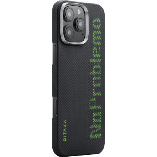 Чехол Pitaka Aries Tactile Woven Case для iPhone 16 Pro, принт: нет проблем (NoProblemo) - изображение 1