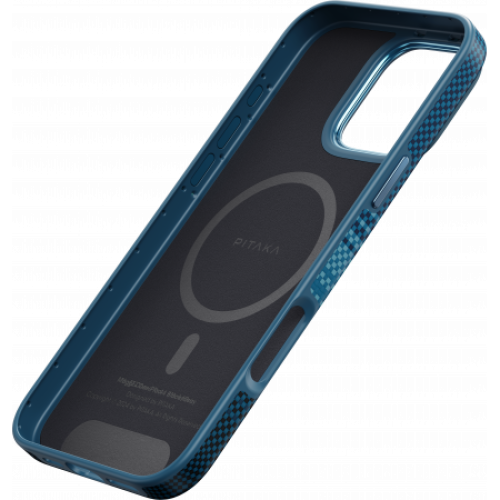 Чехол Pitaka Military-Grade для iPhone 16 Pro противоударный, цвет: восход Луны (Moonrise) - изображение 1