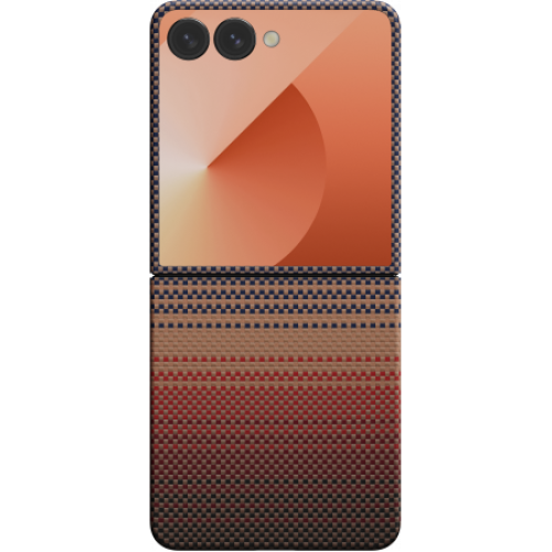 Чехол Pitaka для Samsung Galaxy Z Flip 7 Ultra-Slim Case, цвет: закат (Sunset)