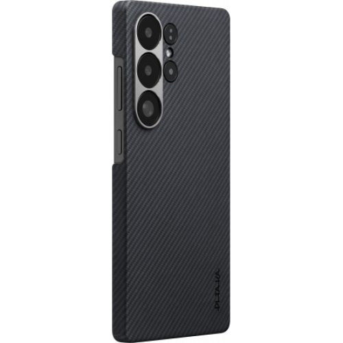 Чехол Pitaka Ultra Slim для Samsung Galaxy S25 Ultra, цвет: черный/серый (Black-gray) - изображение 1