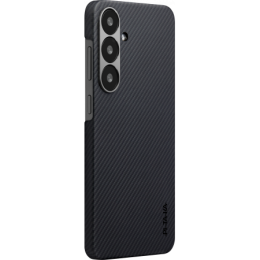 Чехол Pitaka Ultra Slim для Samsung Galaxy S25+, цвет: черный/серый (Black-gray) - изображение 1