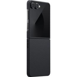 Чехол Pitaka для Samsung Galaxy Z Flip 7 Ultra-Slim Case, цвет: черный/серый (Black-gray) - изображение 1