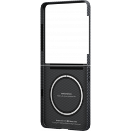 Чехол Pitaka для Samsung Galaxy Z Flip 7 Ultra-Slim Case, цвет: черный/серый (Black-gray) - изображение 2