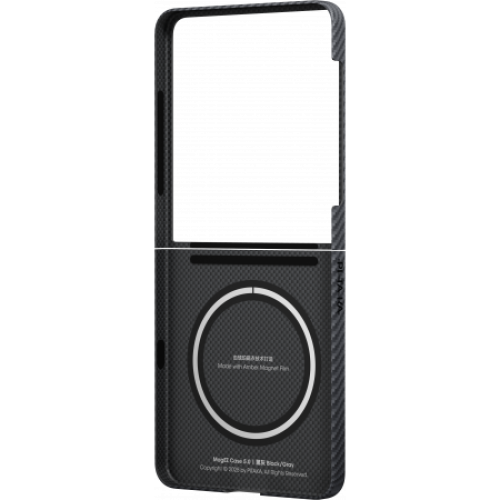 Чехол Pitaka для Samsung Galaxy Z Flip 7 Ultra-Slim Case, цвет: черный/серый (Black-gray) - изображение 2