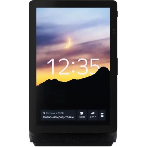 Умная колонка Яндекс Станция Макс Дуо Zigbee (Черная)