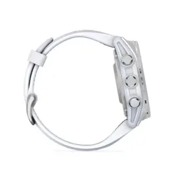 Умные часы Garmin FENIX 8 43mm Amoled Silver With Whitestone Silicone Band