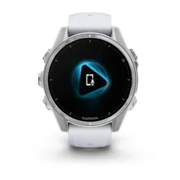 Умные часы Garmin FENIX 8 43mm Amoled Silver With Whitestone Silicone Band