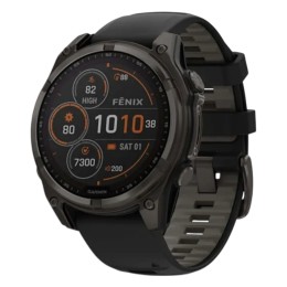 Умные часы Garmin FENIX 8 47mm Amoled Slate Gray With Black Silicone Band