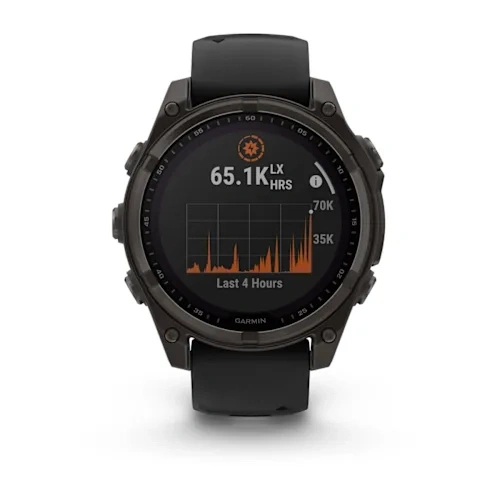 Умные часы Garmin FENIX 8 47mm Amoled Slate Gray With Black Silicone Band