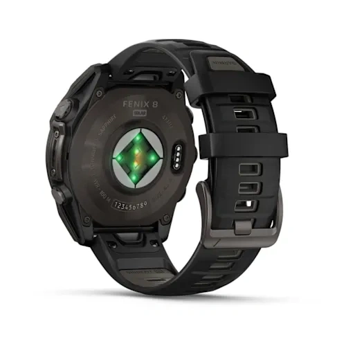 Умные часы Garmin FENIX 8 47mm Amoled Slate Gray With Black Silicone Band