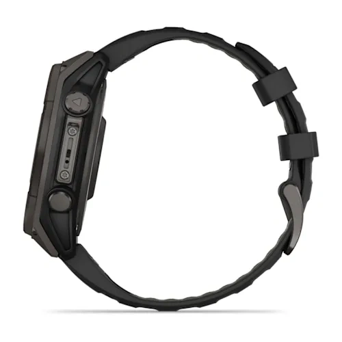 Умные часы Garmin FENIX 8 47mm Amoled Slate Gray With Black Silicone Band