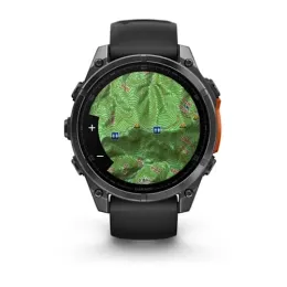 Умные часы Garmin FENIX 8 51mm Amoled Slate Gray With Black Silicone Band