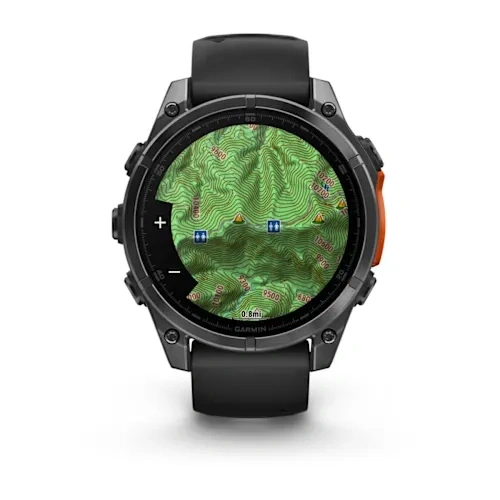 Умные часы Garmin FENIX 8 51mm Amoled Slate Gray With Black Silicone Band