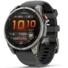 Умные часы Garmin FENIX 8 PRO 47mm Amoled Sapphire Lens Tinanium With Graphite/Black Silicone Band