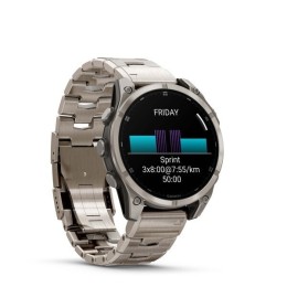 Умные часы Garmin FENIX 8 47mm Amoled Sapphire Titanium Band+Grapphite Silicone Band
