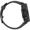 Умные часы Garmin FENIX 8 43mm Amoled Sapphire Carbon Gray DLC Titanium With Black/Pebble Gray Silicone