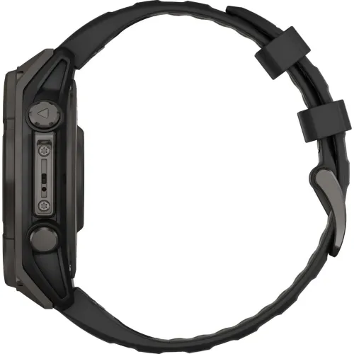 Умные часы Garmin FENIX 8 47mm Solar Sapphire Carbon Gray DLC Titanium With Black/Pebble Gray Silicone