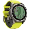 Умные часы Garmin FENIX 8 47mm Solar Sapphire Carbon Gray DLC Titanium With Amp Yellow/Graphite Silicone Band