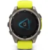 Умные часы Garmin FENIX 8 47mm Solar Sapphire Carbon Gray DLC Titanium With Amp Yellow/Graphite Silicone Band