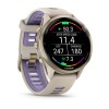 Умные часы Garmin FORERUNNER 970 47mm Soft Gold Titanium with French Gray Case and French Gray/Translucent Indigo Band
